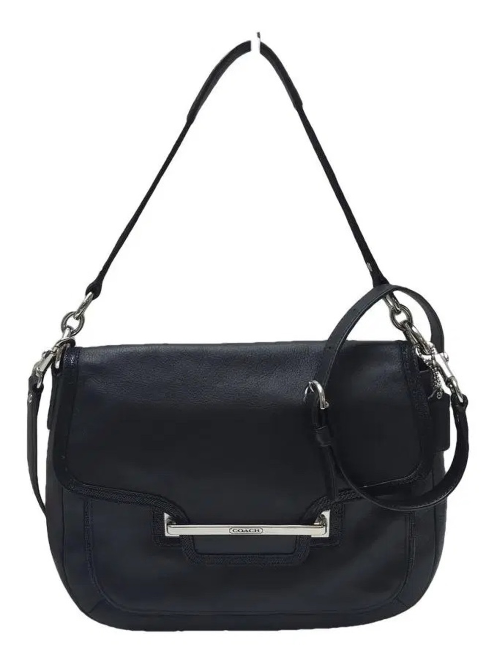 Coach Taylor Black Leather Bag